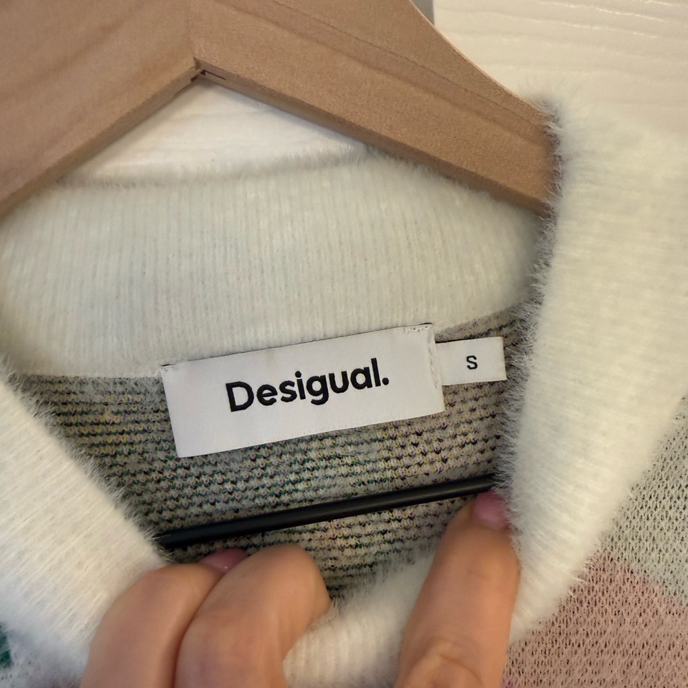 Desigual OVERSIZED ARTY JERSEY sweater - Picture 6 of 11